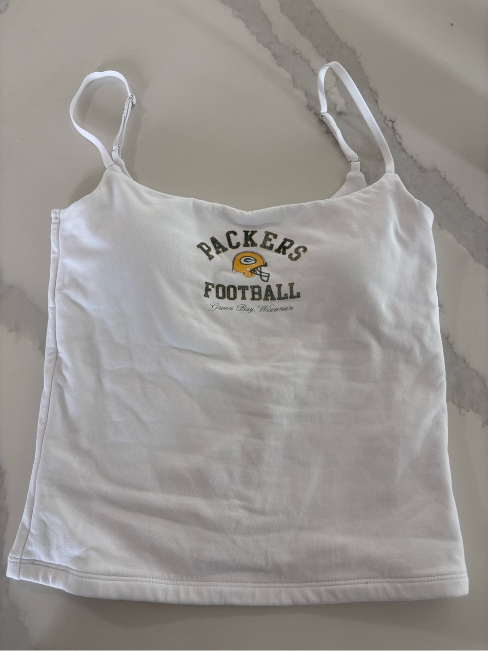Abercrombie & Fitch White Tee with NFL Crest